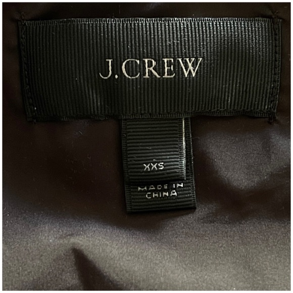 J. Crew 2012 Quilted Puffer Herringbone Vest XXS - Picture 11 of 15